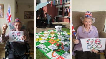 Residents go for gold at Harrogate care home